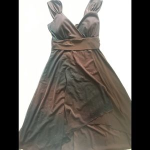Brown formal dress